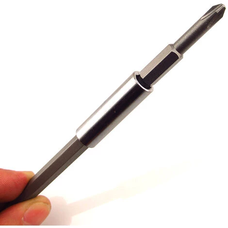 Perceuse Électrique Tournevis Embout Hexagonal Titulaire De Bits Extension Bar Porte-Bit Foret Magnétique Outil De La Tige 60/100/150mm,Irisfr(3pcs) 5 Perceuse Électrique Tournevis Embout Hexagonal Titulaire De Bits Extension Bar Porte-Bit Foret Magnétique Outil De La Tige 60/100/150mm,Irisfr(3pcs) – Image 3