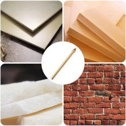 HAPPYSHOPPING Ensemble De 10 Forets Avec Tige Ronde De 6 Mm 1/4 Pouce Pour Outil De Perçage De Mur De Beton Et De Briques De Marbre Et De Ceramique De Verre, Modele: Or -Perceuse Soldes 2022 45565447 5
