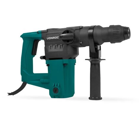 VONROC Marteau Perforateur 1050W – 4,5 Joule – SDS Plus – 3 Fonctions – Accessoires Inclus 3 VONROC Marteau Perforateur 1050W – 4,5 Joule – SDS Plus – 3 Fonctions – Accessoires Inclus