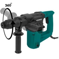 VONROC Marteau Perforateur 1050W – 4,5 Joule – SDS Plus – 3 Fonctions – Accessoires Inclus 9 VONROC Marteau Perforateur 1050W – 4,5 Joule – SDS Plus – 3 Fonctions – Accessoires Inclus -Perceuse Soldes 2022 45791546 3