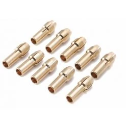 Laiton Perceuse Mandrin Précision 0.5-3.2mm En Laiton Pince De Serrage Mandrin Convient Outils Rotatifs Recueillir Mandrin Titulaire Électrique Meulage Perceuse,Irisfr(10pcs)