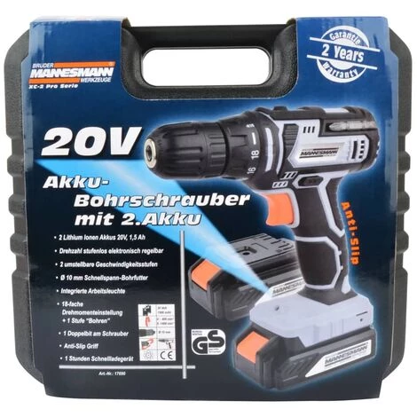 BR??DER MANNESMANN Brüder Mannesmann Tournevis Sans Fil 2x20 V 1,5 Ah 6 BR??DER MANNESMANN Brüder Mannesmann Tournevis Sans Fil 2x20 V 1,5 Ah – Image 4