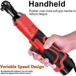 PERLE RARE Clé à Cliquet 12V/18V Clé électrique à 90 Degrés Pour La Construction De Scènes -Perceuse Soldes 2022 45927378 4