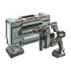 METABO® METABO 685182000 685182000-COMBO SET 2.5.2 BH LTX 16 + BS 18 LT BL + CARGADOR ASC 55 2,0 BATERÍA 18 V 4,0 AH, NOIR -Perceuse Soldes 2022 46216022 1