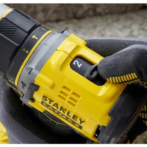 STANLEY Perceuse à Percussion Sans Fil 18V 80 Nm 35700cps/min Gamme FATMAX V20 SFMCD721D2K-QW - Livré Avec 1 Mallette, 2 Batteries 2 Ah Et 1 Chargeur 2 Ah 7 STANLEY Perceuse à Percussion Sans Fil 18V 80 Nm 35700cps/min Gamme FATMAX V20 SFMCD721D2K-QW - Livré Avec 1 Mallette, 2 Batteries 2 Ah Et 1 Chargeur 2 Ah – Image 5