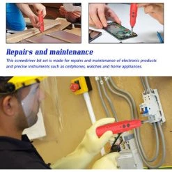 ASUPERMALL Visseuse &Eacute;lectrique Rechargeable Usb Sans Fil Pour R&eacute;parer L'Appareil &Eacute;lectronique D'Horloge, Rouge - Rouge -Perceuse Soldes 2022 46314007 4