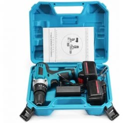 DMTOOL 21V 1500mAh Multifonction Perceuse Visseuse Sans Fil Avec 2 Batteries 1 Chargeur 9 DMTOOL 21V 1500mAh Multifonction Perceuse Visseuse Sans Fil Avec 2 Batteries 1 Chargeur -Perceuse Soldes 2022 46758538 3