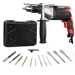 METERK Perceuse Ensemble De Perceuse à Percussion 950W, -Perceuse Soldes 2022 46772599 2