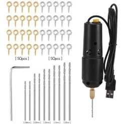 SUPERSELLER Perceuse Mini - Perceuse électrique USB Jade Drop - Off Crystal Pearl Drilling Mini - Perceuse électrique 10 Bits (0,8 - 1,2mm) - Type B 9 SUPERSELLER Perceuse Mini - Perceuse électrique USB Jade Drop - Off Crystal Pearl Drilling Mini - Perceuse électrique 10 Bits (0,8 - 1,2mm) - Type B -Perceuse Soldes 2022 46772853 3