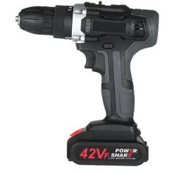 SUPERSELLER Perceuse 42vf Machine à Double Vitesse En Cuivre Pur Perceuse électrique Au Lithium Perceuse électrique Domestique Au Lithium -Perceuse Soldes 2022 46772993 4