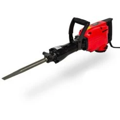 OXEO Marteau Piqueur 1700w - 60 Joules - 1900 Coups/min - Marteau De Démolition Inclus 2 Burins : Plat - à Pointe - Malette