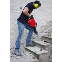 OXEO Marteau Piqueur 1700w - 60 Joules - 1900 Coups/min - Marteau De Démolition Inclus 2 Burins : Plat - à Pointe - Malette -Perceuse Soldes 2022 47303770 4