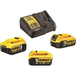Kit Perceuse + Perceuse à Percussion Dewalt Avec 3 Batteries 3AH -Perceuse Soldes 2022 47778622 4