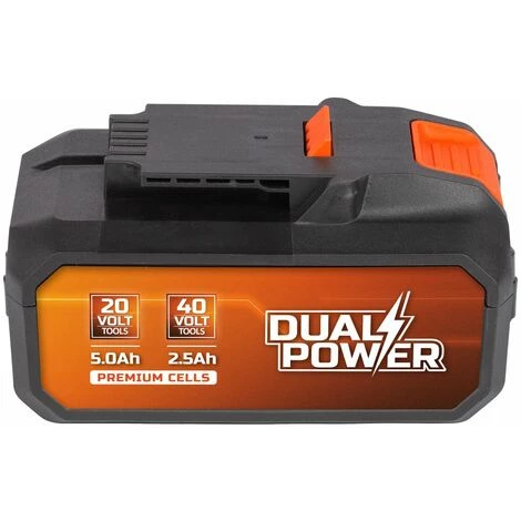 POWER PLUS Powerplus - Dual Power - POWDP9037 - 40 V - Batterie - 2x20V 5.0/2.5Ah (Outils 20V & 40V) 3 POWER PLUS Powerplus - Dual Power - POWDP9037 - 40 V - Batterie - 2x20V 5.0/2.5Ah (Outils 20V & 40V)
