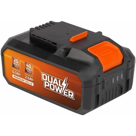 POWER PLUS Powerplus - Dual Power - POWDP9037 - 40 V - Batterie - 2x20V 5.0/2.5Ah (Outils 20V & 40V) 5 POWER PLUS Powerplus - Dual Power - POWDP9037 - 40 V - Batterie - 2x20V 5.0/2.5Ah (Outils 20V & 40V) – Image 3