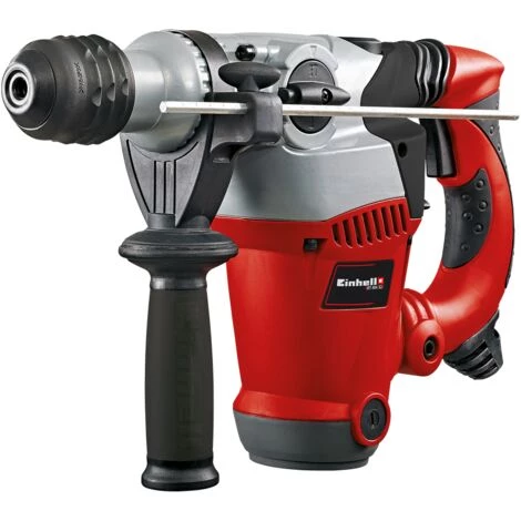 Einhell Marteau Perforateur (1250 W, Régime : 800 Trs/min, Fréquence De Frappe : 4 300 Cps/min, Butée De Profondeur En Métal, Livré En Coffret Avec 3 Forêts SDS Plus Et 2 Burins SDS Plus) 3 Einhell Marteau Perforateur (1250 W, Régime : 800 Trs/min, Fréquence De Frappe : 4 300 Cps/min, Butée De Profondeur En Métal, Livré En Coffret Avec 3 Forêts SDS Plus Et 2 Burins SDS Plus)