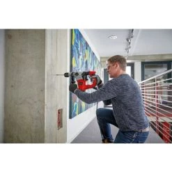 Einhell Marteau Perforateur (1250 W, Régime : 800 Trs/min, Fréquence De Frappe : 4 300 Cps/min, Butée De Profondeur En Métal, Livré En Coffret Avec 3 Forêts SDS Plus Et 2 Burins SDS Plus) 8 Einhell Marteau Perforateur (1250 W, Régime : 800 Trs/min, Fréquence De Frappe : 4 300 Cps/min, Butée De Profondeur En Métal, Livré En Coffret Avec 3 Forêts SDS Plus Et 2 Burins SDS Plus) -Perceuse Soldes 2022 48015218 2