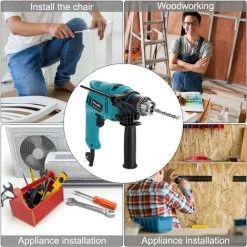 OULIGAY Perceuse à Percussion, Visseuse à Percussion électrique 910W, Avec 4 Accessoires 10 OULIGAY Perceuse à Percussion, Visseuse à Percussion électrique 910W, Avec 4 Accessoires -Perceuse Soldes 2022 48223624 4