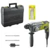 Pack Marteau Perforateur RYOBI SDSPlus 680 W RSDS680-KA2 - Kit 3 Burins SDS+ RIOBY 1 Pointe - 1 Plat - 1 Bêche - RAKSPC03 -Perceuse Soldes 2022 48282029 1