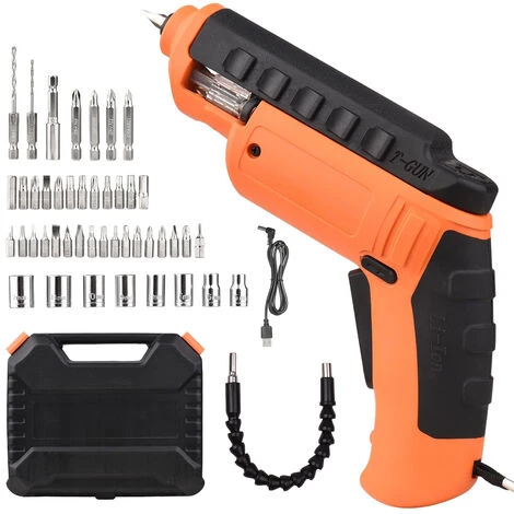 ASUPERMALL 47 Pcs 6 N.M Tournevis électriques Sans Fil Avec T ête Rotative Et étui 3 ASUPERMALL 47 Pcs 6 N.M Tournevis électriques Sans Fil Avec T ête Rotative Et étui