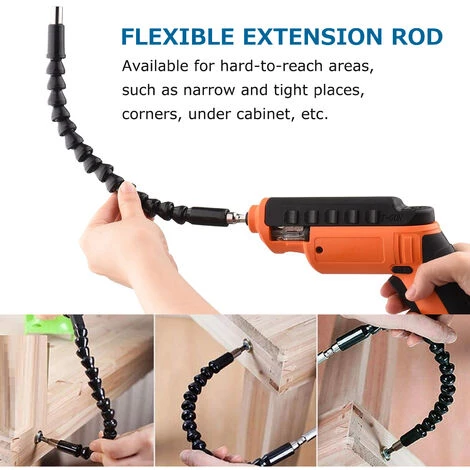 ASUPERMALL 47 Pcs 6 N.M Tournevis électriques Sans Fil Avec T ête Rotative Et étui 5 ASUPERMALL 47 Pcs 6 N.M Tournevis électriques Sans Fil Avec T ête Rotative Et étui – Image 3