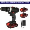 ONEVAN Perceuse à Percussion, 2 Vitesses, 3 Niveaux De Couple, Avec 2 48VF Batteries, Visseuse électrique, Marteau -Perceuse Soldes 2022 48884714 1