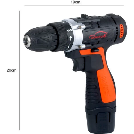 SUPERSELLER Perceuse Kit De Perceuse/visseuse Sans Fil 12 V 1400 Tr/min Polisseuse à Vitesse Variable Ensemble De Cire De Tampon De Voiture Tournevis électrique Avec Lumière Rechargeable Avec 5 Embouts, Prise Britannique 7 SUPERSELLER Perceuse Kit De Perceuse/visseuse Sans Fil 12 V 1400 Tr/min Polisseuse à Vitesse Variable Ensemble De Cire De Tampon De Voiture Tournevis électrique Avec Lumière Rechargeable Avec 5 Embouts, Prise Britannique – Image 5