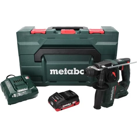 METABO® Metabo BH 18 LTX BL 16 Perceuse à Percussion Sans Fil 18 V 1,3 J SDS-plus Brushless + 1x Batterie 4,0 Ah + Chargeur + Coffret MetaBOX 4 METABO® Metabo BH 18 LTX BL 16 Perceuse à Percussion Sans Fil 18 V 1,3 J SDS-plus Brushless + 1x Batterie 4,0 Ah + Chargeur + Coffret MetaBOX – Image 2