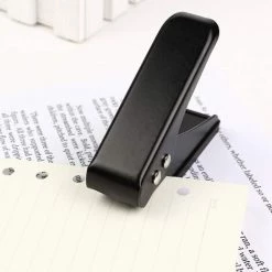 ECHOO Perforateur à 1 Trou à Faible Force, Perforateur à Un Trou, Perforateur à Papier, Trou De 1/4 Pouce, Capacité De 12 Feuilles, Métal, Noir -Perceuse Soldes 2022 49149865 3