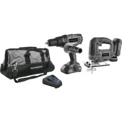 SCHNEIDER ELECTRIC Pack 20V Perceuse 50Nm + Scie Sauteuse -2 Batteries 2Ah Li-ion - Sac De Transport. SCHNEIDER 50567 -Perceuse Soldes 2022 49275556 3