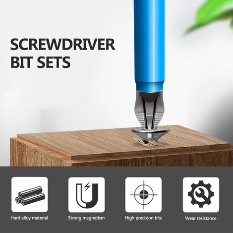 SUPERSELLER Accessoire Pour Une Perceuse 7pcs Ensembles D'embouts De Tournevis Outils à Main Tournevis Foret 25mm-150mm, 7pcs 4 SUPERSELLER Accessoire Pour Une Perceuse 7pcs Ensembles D'embouts De Tournevis Outils à Main Tournevis Foret 25mm-150mm, 7pcs – Image 2