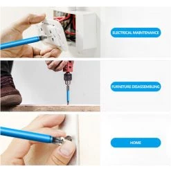 SUPERSELLER Accessoire Pour Une Perceuse 7pcs Ensembles D'embouts De Tournevis Outils à Main Tournevis Foret 25mm-150mm, 7pcs 10 SUPERSELLER Accessoire Pour Une Perceuse 7pcs Ensembles D'embouts De Tournevis Outils à Main Tournevis Foret 25mm-150mm, 7pcs -Perceuse Soldes 2022 49472138 4