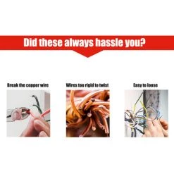 SUPERSELLER Accessoire Pour Une Perceuse Outil De Torsion De Fil Pince à Dénuder Et Torsion Pour Dénuder Et Tordre Les Fils Solides 11/12/13AWG Pour Les électriciens De Perceuse électrique, Electric And Manual - Électrique Et Manuel -Perceuse Soldes 2022 49477328 5