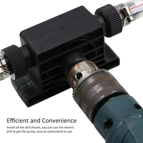 SUPERSELLER Accessoire Pour Une Perceuse Pompe De Perceuse électrique Portable Auto-amorçante Pompe à Eau De Transfert De Fluide D'huile Ménage Petite Perceuse à Main Pompe D'entraînement Pompe Diesel, Black 4 SUPERSELLER Accessoire Pour Une Perceuse Pompe De Perceuse électrique Portable Auto-amorçante Pompe à Eau De Transfert De Fluide D'huile Ménage Petite Perceuse à Main Pompe D'entraînement Pompe Diesel, Black – Image 2