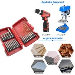 HAPPYSHOPPING 21 Pièces Manchon Embout Hélicoïdal Ensemble De Forets à Vis électrique Manchon En Plastique Boîte Ensemble Outil Combiné -Perceuse Soldes 2022 49604895 3