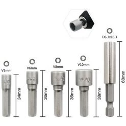 HAPPYSHOPPING 21 Pièces Manchon Embout Hélicoïdal Ensemble De Forets à Vis électrique Manchon En Plastique Boîte Ensemble Outil Combiné -Perceuse Soldes 2022 49604895 5