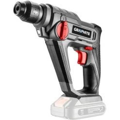 Martillo Perforador A Batería GRAPHITE 18V SDS-Plus, 10mm, 0.8Nm SOLO