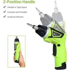 SUPERSELLER Visseuse Et Tournevis électrique Tournevis électrique Sans Fil 6, 0 Nm Rechargeable 1500 MAh Li-ion 7 Réglages De Couple Poignée 2 Positions Avec Lumière LED Avec 6 Accessoires Mandrin à Dégagement Rapide 1/4", Jeu De Piles EU Plug 2 - Jeu De Piles EU Plu 7 SUPERSELLER Visseuse Et Tournevis électrique Tournevis électrique Sans Fil 6, 0 Nm Rechargeable 1500 MAh Li-ion 7 Réglages De Couple Poignée 2 Positions Avec Lumière LED Avec 6 Accessoires Mandrin à Dégagement Rapide 1/4", Jeu De Piles EU Plug 2 - Jeu De Piles EU Plu -Perceuse Soldes 2022 50058820 2