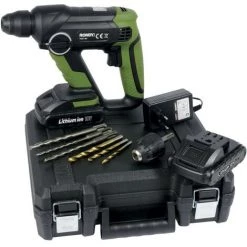 RONDY Marteau Perforateur Avec 2 Batteries 18V Lithuim 1500mAh