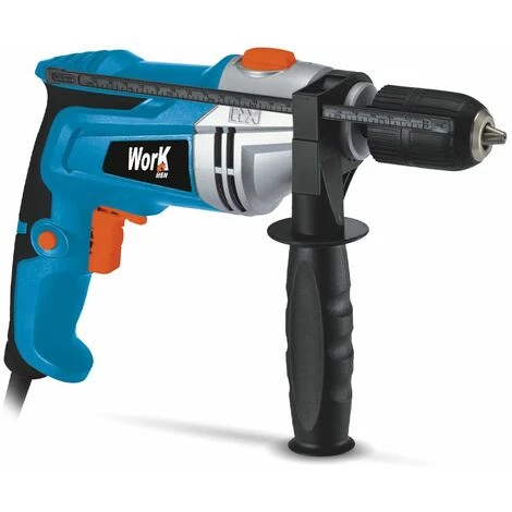 WORK MEN Perceuse Percussion 750W Keyless - Mandrin 13mm 3 WORK MEN Perceuse Percussion 750W Keyless - Mandrin 13mm