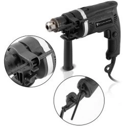 STAHLWERK SB-800 PLUS ST Perceuse à Percussion Avec 800 Watts De Diamètre De Perçage 13 Mm Et Butée De Profondeur Pour Une Utilisation En Atelier Et à La Maison