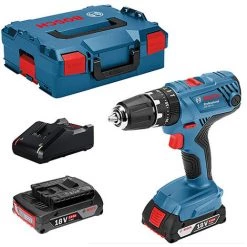Perceuse Visseuse BOSCH GSR 18V-21 - 2 Batteries 2,0Ah, Chargeur GAL 18V-40 - Avec L-Boxx - 06019H1008