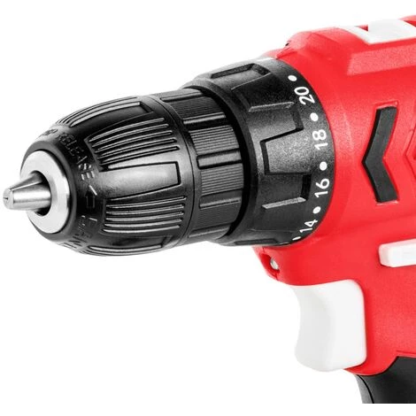 Visseuse Et Perceuse Sans Fil, Batterie Au Lithium 21V 1.3Ah, Vitesse 1500rpm, Avec 16 Forets, Batterie, Chargeur Et étui Inclus - Greencut TD210L-1 6 Visseuse Et Perceuse Sans Fil, Batterie Au Lithium 21V 1.3Ah, Vitesse 1500rpm, Avec 16 Forets, Batterie, Chargeur Et étui Inclus - Greencut TD210L-1 – Image 4