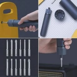 Tournevis électrique Sans Fil , Batterie Au Lithium-ion 3.6V 1500mAh, Scrdriver Portable Rechargeable Avec Port USB-C Pour L'assemblage De Meubles, Tables, Chaises, étagères Macaron 11 Tournevis électrique Sans Fil , Batterie Au Lithium-ion 3.6V 1500mAh, Scrdriver Portable Rechargeable Avec Port USB-C Pour L'assemblage De Meubles, Tables, Chaises, étagères Macaron -Perceuse Soldes 2022 50928620 5