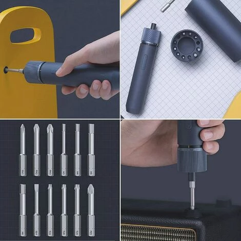 Tournevis électrique Sans Fil , Batterie Au Lithium-ion 3.6V 1500mAh, Scrdriver Portable Rechargeable Avec Port USB-C Pour L'assemblage De Meubles, Tables, Chaises, étagères Macaron 7 Tournevis électrique Sans Fil , Batterie Au Lithium-ion 3.6V 1500mAh, Scrdriver Portable Rechargeable Avec Port USB-C Pour L'assemblage De Meubles, Tables, Chaises, étagères Macaron – Image 5