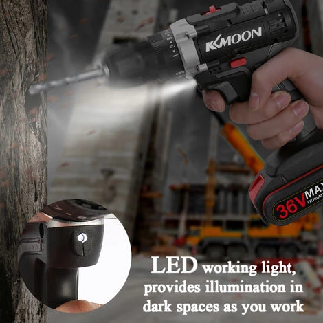 LIFCAUSAL Perceuse électrique Sans Fil Multifonctionnelle Batterie Au Lithium Haute Puissance Perceuses à Main Rechargeables Sans Fil Moteur De Brosse Maison Bricolage Outils électriques 7 LIFCAUSAL Perceuse électrique Sans Fil Multifonctionnelle Batterie Au Lithium Haute Puissance Perceuses à Main Rechargeables Sans Fil Moteur De Brosse Maison Bricolage Outils électriques – Image 5