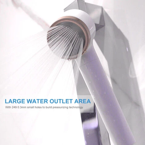 LIFCAUSAL Pommeau De Douche à Double Filtre Avec Fleur Aromatique à économie D'eau Pommeau De Douche à Main Haute Pression G1/2 Pommeau De Douche De Salle De Bain Pour éliminer Le Chlore Adoucit L'eau Dure 6 LIFCAUSAL Pommeau De Douche à Double Filtre Avec Fleur Aromatique à économie D'eau Pommeau De Douche à Main Haute Pression G1/2 Pommeau De Douche De Salle De Bain Pour éliminer Le Chlore Adoucit L'eau Dure – Image 4