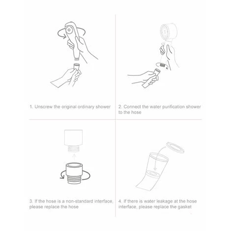 LIFCAUSAL Pommeau De Douche à Double Filtre Avec Fleur Aromatique à économie D'eau Pommeau De Douche à Main Haute Pression G1/2 Pommeau De Douche De Salle De Bain Pour éliminer Le Chlore Adoucit L'eau Dure 7 LIFCAUSAL Pommeau De Douche à Double Filtre Avec Fleur Aromatique à économie D'eau Pommeau De Douche à Main Haute Pression G1/2 Pommeau De Douche De Salle De Bain Pour éliminer Le Chlore Adoucit L'eau Dure – Image 5