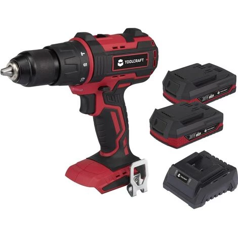Perceuse à Percussion Sans Balai Avec 2 Batteries Li-Ion TOOLCRAFT ASBS-800 A / TAWB-200 20 V 2000 MAh 3 Perceuse à Percussion Sans Balai Avec 2 Batteries Li-Ion TOOLCRAFT ASBS-800 A / TAWB-200 20 V 2000 MAh