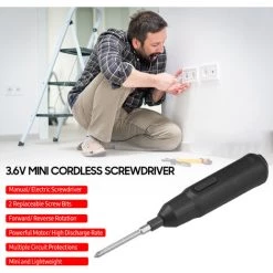 Visseuse Et Tournevis électrique NANWEI Mini Tournevis Sans Fil 3, 6 V Avec Embout à Vis Cruciforme Fendue Outil à Main Tournevis électrique Tournevis Portatif Rechargeable USB Avec Indicateur LED Bicolore, 3.6V 11 Visseuse Et Tournevis électrique NANWEI Mini Tournevis Sans Fil 3, 6 V Avec Embout à Vis Cruciforme Fendue Outil à Main Tournevis électrique Tournevis Portatif Rechargeable USB Avec Indicateur LED Bicolore, 3.6V -Perceuse Soldes 2022 51245600 5